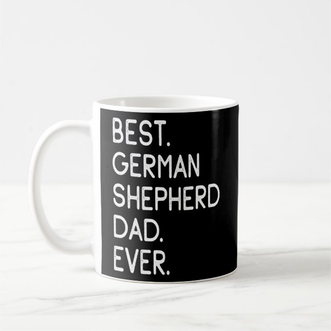 Bästa tyska shepherd Pappa någonsin Kaffemugg (Vänster)