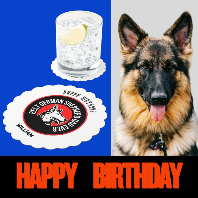 Bästa tyska shepherd Pappa någonsin Underlägg Papper (Skapare uppladdad)