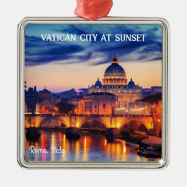 Bästa tysta ställe i italien julgransprydnad metall