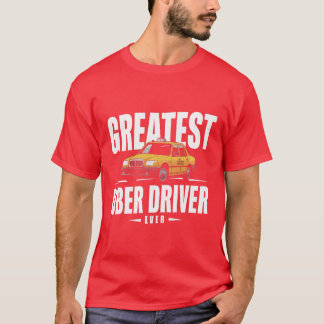 Bästa Uber-förare någonsin Uber-förare Rollig fami T Shirt