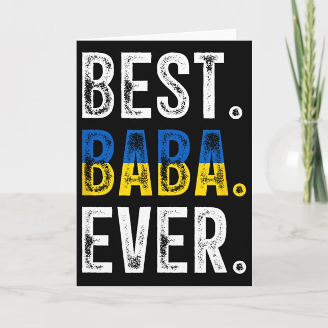 Bästa ukrainska mormor mormor Ukraina F Kort (Framsida)