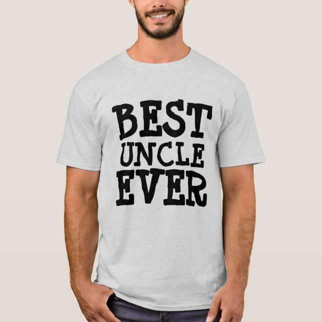 BÄSTA UNCLE NÅGON T-Shirts (Framsida)