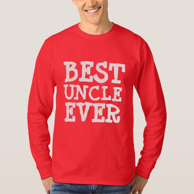 BÄSTA UNCLE NÅGON T-shirts (Framsida)