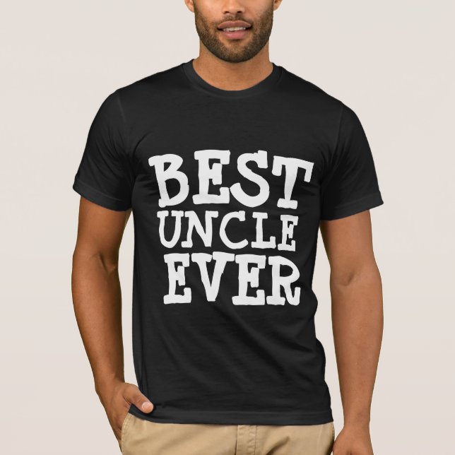 BÄSTA UNCLE NÅGON T-shirts (Framsida)