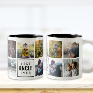 Bästa UNCLE någonsin-foto Mugg i Anpassningsbar