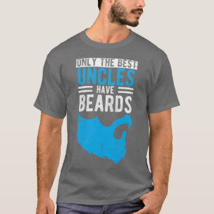 Bästa Uncles har Beards-design, morbror Beard T Shirt