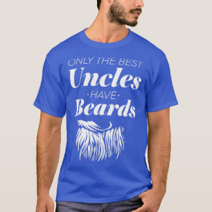 Bästa Uncles har Beards-design, morbror Beard T Shirt