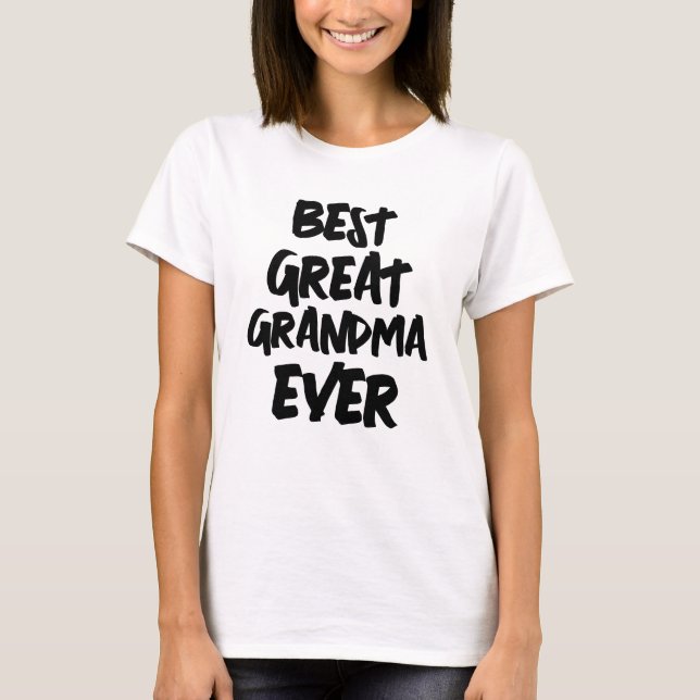 BÄSTA UNDERBARA GRANDMA NÅGON T SHIRT (Framsida)
