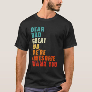 Bästa Underbara jobb i Pappa Vi är Fantastisk Tack T Shirt