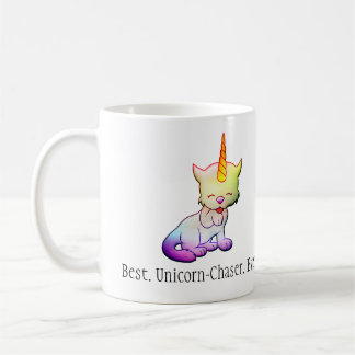 Bästa Unicorn Chaser någonsin Cat Unicorn Kaffemugg