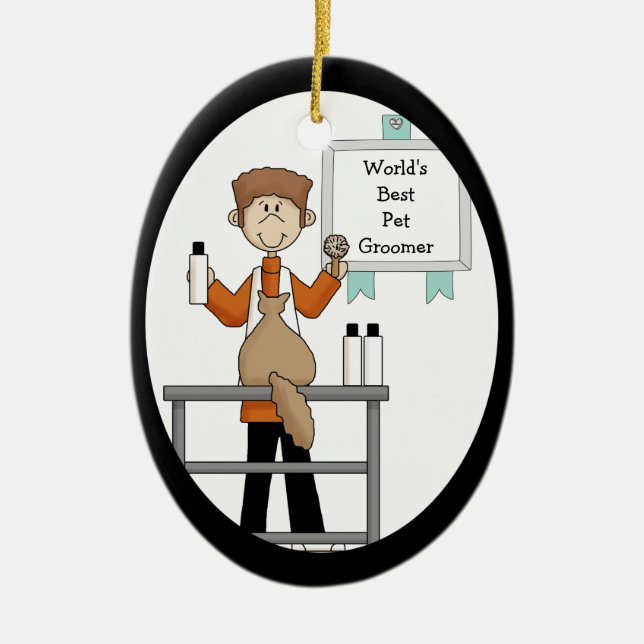 Bästa val Groomer Ornament (Framsidan)