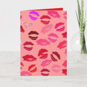 BÄSTA VALENTINS DAGSKORT - KISSES KÄRLEK HELGKORT