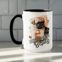 Bästa Valp någonsin Modern Coola Grunge Pet Hund P