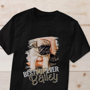 Bästa Valp någonsin Modern Coola Grunge Pet Hund P T Shirt