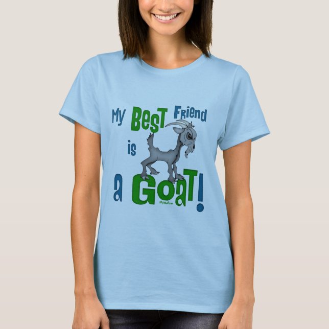 Bästa vän är en goat tee shirt (Framsida)