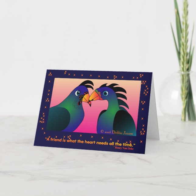 Bästa vän av Debbie Jensen Kort (Framsida)