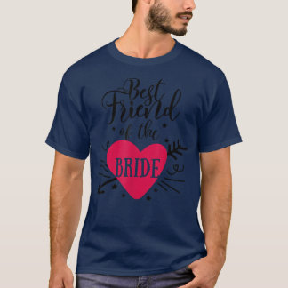 Bästa vän av kortpilens hjärta för Bachelore T Shirt
