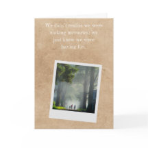 Bästa vän äventyrs kort pojkar cykling vänskap