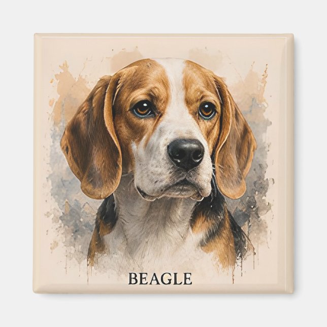 Bästa vän Beagle present till hundälskare Magnet (Framsidan)