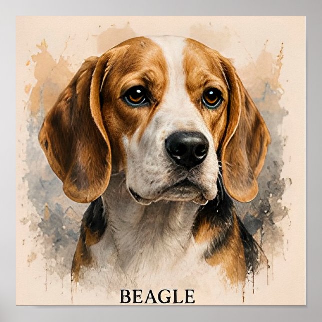 Bästa vän Beagle present till hundälskare Poster (Framsidan)