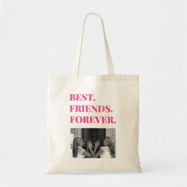 Bästa vän, BFF Bestie Photo Tote Bag Tygkasse