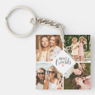 Bästa vän-BFF-foto för modern Chic