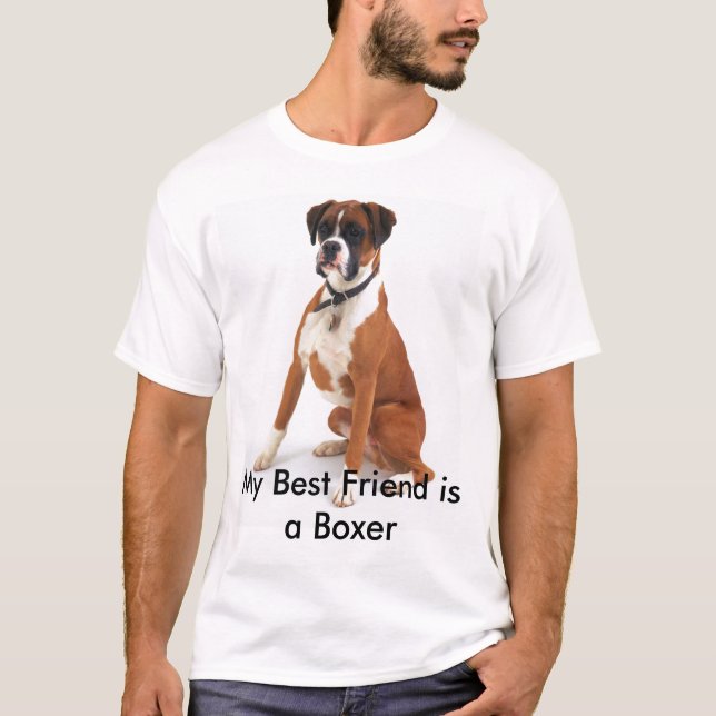 Bästa vän Boxer Tee (Framsida)