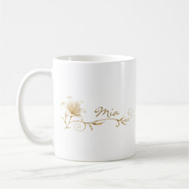 Bästa vän Champagne Guld Lily Namn Mugg