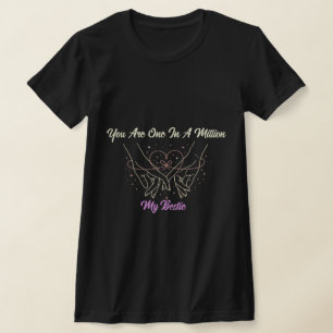 Bästa Vän Dag T-shirt: Celestial Hand Pinky T Shirt