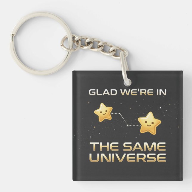 Bästa Vän Dag Tröja: Celestial Samma Universum Trö (Framsidan)