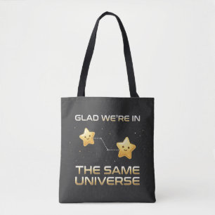 Bästa Vän-dagens Tröja: Celestial Same Universe Te Tygkasse