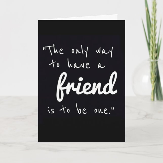 BÄSTA VÄN? Du! GRATTIS PÅ FÖDELSEDAGEN Kort (Framsida)