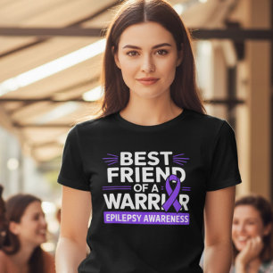 Bästa vän Epilepsi-krigare Support T Shirt