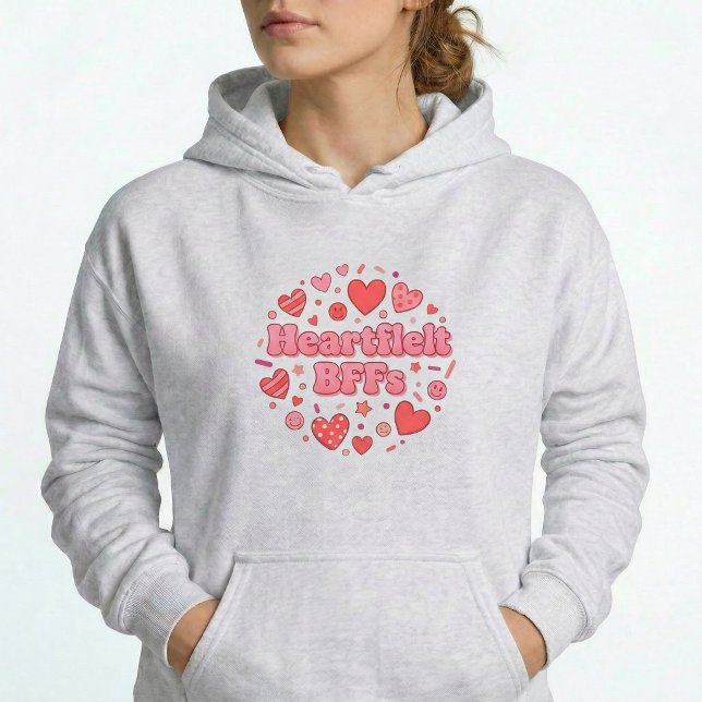 Bästa vän Fantasifullt vänskaps-överdragshuvtröja T Shirt (Skapare uppladdad)