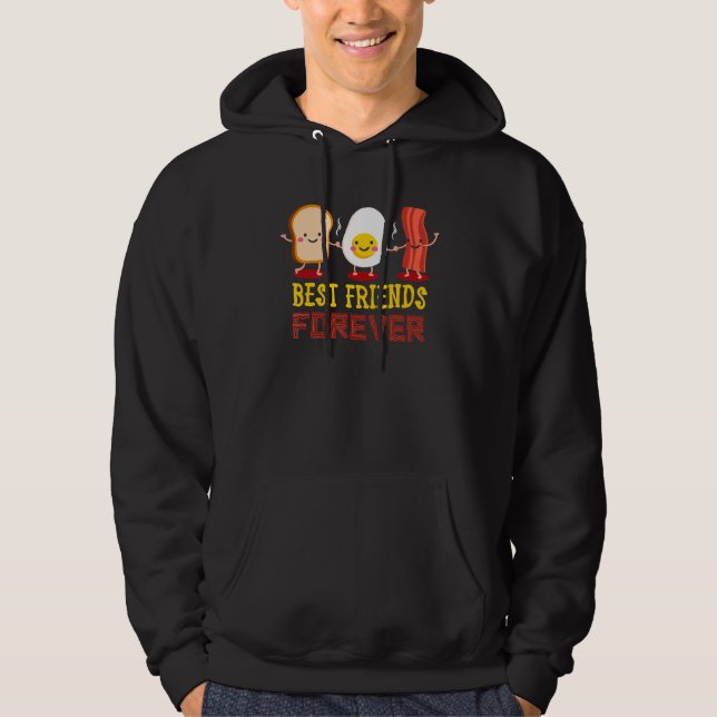 Bästa vän för alltid hoodie (Framsida)