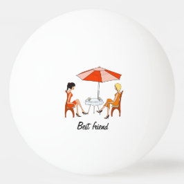 Bästa vän för alltid pingisboll
