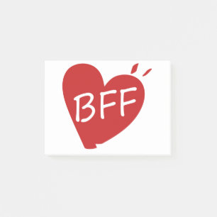 Bästa vän för alltid post-it block