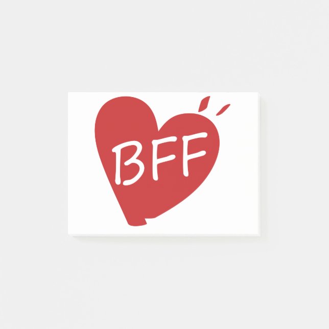 Bästa vän för alltid post-it block (Framsida)