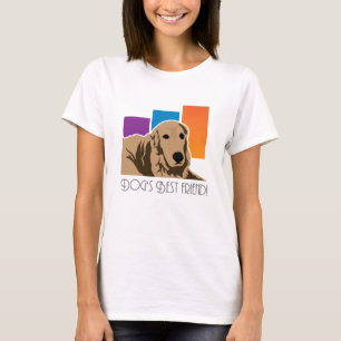 Bästa vän för hund t-shirt