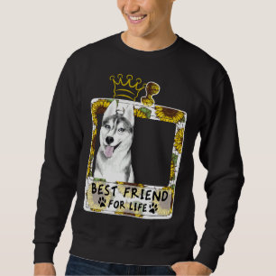 Bästa vän för livet för Husky Lång Ärmad Tröja