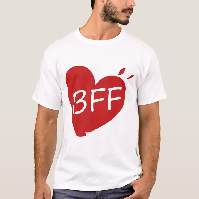 Bästa vän för T-Shirt - matchning av BFF (Framsida)