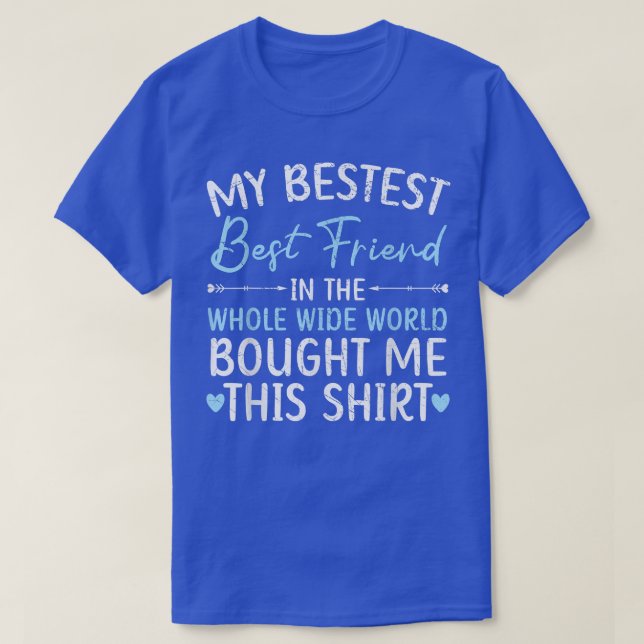 Bästa vän för Vänskapen Bestie BFF Squad T Shirt (Design framsida)