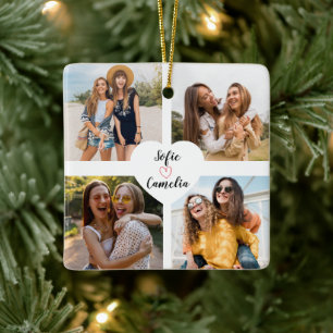Bästa vän-fotofärgning Ornament