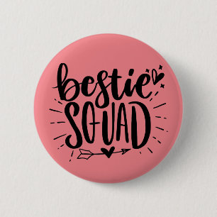 Bästa vän-gäng BFF Bästa vän bokstavsstil citat Knapp