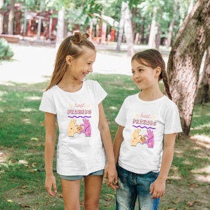 Bästa vän-grafik T-shirt för flickor