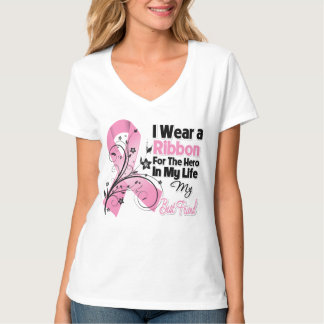 Bästa vän Hero i mitt liv bröstcancer T-shirt