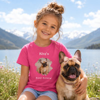 Bästa vän Hund Foto Rosa Flicka