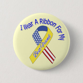 Bästa vän - jag ha på sig en patriotisk knapp