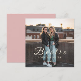Bästa vän kollage foto inbjudan – Namn & År