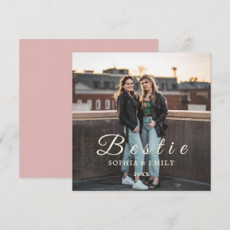 Bästa vän kollage foto inbjudan – Namn & År